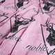 Простынь MirSon Бязь 17-0516 Noble deers pink 180х220 см (2200003645385) - изображение 5