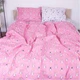 Простынь MirSon Ranforce Elite 17-0528 Bunnies pink 180х220 см (2200004725208) - изображение 3