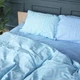 Простынь MirSon Бязь 17-0628&nbsp;Diamond&nbsp;Blue 180x220 см (2200008463014) - изображение 3