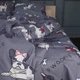 Простынь MirSon Бязь 17-0663 Cute Pug 180x220 см (2200010012354) - изображение 1