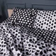 Простынь MirSon Бязь 17-0673 Monochrome Meows 180x220 см (2200010184778) - изображение 3