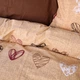 Комплект постельного белья MirSon семейный 2 x 160x220 см 17-0705 Toffee Hearts Ranforce Elite (2200010620078) - изображение 3