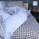 Комплект постельного белья MirSon Семейный 2 x 160x220 см 17-0748 Circles in Checks Бязь (2200010847581) - изображение 3