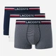 Набор трусов боксеров мужских хлопковых Lacoste 5H2382-525 S 3 шт Navy Blue/White (3617074015013) - изображение 1
