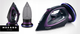 Безпровідна праска Mozano Ultimate Smooth 2600 Вт Black Purple - зображення 6