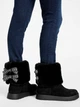 Женские угги низкие с мехом Guess 911254781 37.5 Черные (1159831025) - изображение 2
