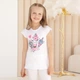 Футболка дитяча для дівчинки Gabbi FT-22-13\1 Girls Білий на зріст 122 (13147) - зображення 2