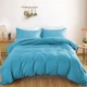 Наволочка MirSon Light Pro 10-008 Blue Satin 45x45 см (2200010172744) - изображение 2