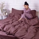 Наволочка MirSon Satin Stripe 30-0006 Dark Brown 40х40 см (2200005249505) - изображение 8