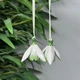 Набір із 2 статуеток Villeroy & Boch Mini Flower Bells 5 см підсніжники - изображение 1