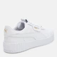 Женские кеды низкие Puma Carina 3.0 Luxe 40072401 38 (5UK) 24 см Puma White-Puma Gold (4067983973918) - изображение 5