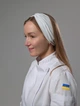 Повязка для волос переплетенная Vsetex Белая - изображение 5