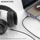 Аудиокабель BOROFONE BL24 Graceful digital audio conversion cable Lightning to mini jack 3.5mm 1m Metal Grey (6941991118975) - изображение 7