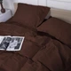 Наволочка MirSon Satin Stripe 30-0006 Dark Brown 50х50 см (2200005249536) - изображение 3