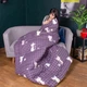 Набор антиаллергенный MirSon EcoSilk Зима №3021 Color Fun Line Whales (одеяло + 2 подушки средние) 200х220+2х50х70 (2200004836133) - изображение 4