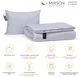 Набор антиаллергенный MirSon Eco Light Эвкалиптовый Всесезонный №9046 одеяло 200x220 см + подушка средняя 50х70 см Gray (2200005995662) - изображение 2
