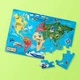Мега - пазл гигант Melissa&Doug "Карта мира" 33 элемента 90 х 60 см MD10446 - изображение 5