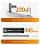 Портативный массажер Massage Gun PPM3105G + 4 насадки (мышечный массажер) - изображение 3