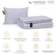 Набор антиаллергенный MirSon BamBoo Супер Теплый №9042 Eco Light Gray (одеяло 155x215 см + подушка 50х70 средняя) (2200005995563) - изображение 2