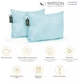 Набор антиалергенных подушек MirSon 3M Thinsulate №1604 Eco Light Blue 50х70 2 шт средние (2200002652018) - изображение 2