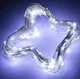Гирлянда USB-цвет белый 100 Led 10m на медной проволоке работает от батареек Капля росы для нового года, для праздника, для ночного освещения, на день рождения - изображение 7