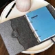 Професійний блокнот Психолога Professional Journals в обкладинці із еко-фетру Лондон А5 велика кишеня для докуметів формату А4 Сірий - изображение 2