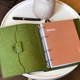 Професійний блокнот Вчителя Professional Journals в обкладинці із еко-фетру А5 велика кишеня для документів формату А4 Зелена - изображение 2