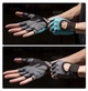 Перчатки для фитнеса (велосипеда и тяжелой атлетики) SPORT GEAR "S" чёрные с розовым - изображение 12