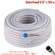 Поливальний шланг Intertool 1/2" x 30 м сірий 5 шаровий (GE-4133) - зображення 1
