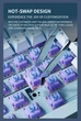 Механическая беспроводная клавиатура LANGTU LT75 с переключателями hotswap, Type-C, Bluetooth, 2,4 ГГц, RGB подсветка, 75 клавиш (раскладка ENG, QWERTY) Фиолетовый - изображение 11