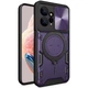 Ударостійкий чохол Bracket Ringstand із захисною шторкою для камери на Xiaomi Redmi Note 12 4G (Purple) Epik (191497) - зображення 2