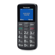 Мобільний телефон Panasonic Black Dual SIM з акумулятором Li-Ion 1000 мАг (KX-TU110EXB) - зображення 1