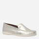 Mokasyny damskie skórzane Venezia B001LEGOOBM099 39 (6UK) 25 cm Srebrne (5906140580769) - obraz 2