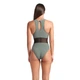 Купальник жіночий Arena MESH PANELS SWIMSUIT VENT BACK 006658-600-40 Оливковий - зображення 2