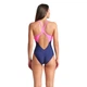 Купальник жіночий Arena BRIGHT GLARE SWIMSUIT V BACK 008930-790-46 Синій - изображение 2