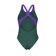 Купальник закритий для женщин Arena BRIGHT GLARE SWIMSUIT V BACK зеленый Жен 36 008930-690 36 - изображение 2
