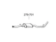 Глушник передній Рено Кенго (Renault Kangoo) 99-02 (279-701) Bosal - зображення 2