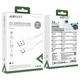 Кабель ACEFAST C18-04 USB-A to USB-C Braid 1.2 м для зарядки и передачи данных, White - изображение 4
