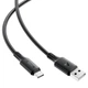 Кабель ACEFAST C17-04 USB-A to USB-C зарядный силиконовый кабель 1.2 м Black - изображение 3