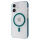 Чехол с магнитом Proove Astro Case with Magnetic Ring iPhone 16 прозрачный матовый ребристый transparent mint - изображение 1