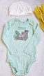Боди костюмчик 3-ка Disney Baby 86-92 см мятно-белый 621724 - изображение 4