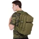 Рюкзак тактичний штурмовий 25 л 45x27x20 см нейлон Oxford 600D Zelart оливковий TY-616 - зображення 11
