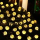 Гирлянда праздничная Светодиодная "Шарики прозрачные" 20 LED, 5м + переходник, 220V, IP44, Белый для нового года, для праздника, для ночного освещения, на день рождения - изображение 5