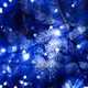 Гирлянда Уличная Люкс качество Xmas B-1 LED 380 40 метров Синяя для нового года, для праздника, для ночного освещения, на день рождения - изображение 1