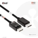 Кабель Club 3D Displayport v2.1 [VESA Certified] 8K@60Hz, 4K@240Hz 80Gbps 1.2м чорний (CAC-1091) - зображення 8