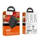 Мережевий зарядний пристрій HOCO CS63A Bright PD65W (1A1C) charger (EU) Black (6942007638470) - зображення 2