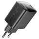 Мережевий зарядний пристрій ACEFAST A112 PD45W GaN single USB-C charger (EU) Black (6974316284055) - зображення 5