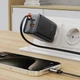 Мережевий зарядний пристрій Acefast A111 67 Вт USB-C+USB-A PD/QC з кабелем Type-C чорний - зображення 6