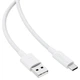 Кабель Acefast C18-04 USB – Type-C 3 А 1.2 м в нейлоновому обплетенні білий - изображение 4