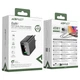Мережевий зарядний пристрій ACEFAST A106 PD45W GaN (USB-C+USB-A) charger (EU) Black (6974316284031) - зображення 2